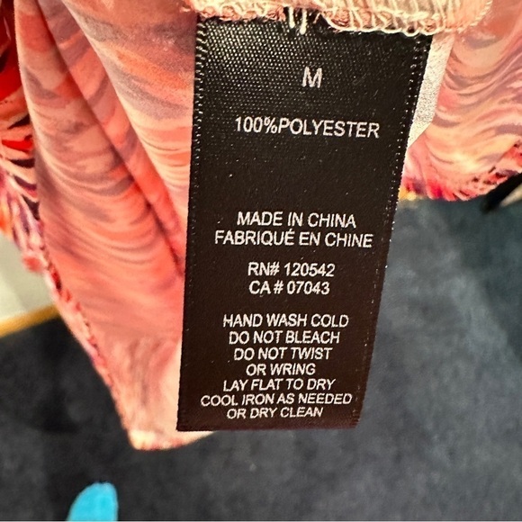 Felicity & Coco Pink & Purple Maxi Dress Smocked Elastic Back - Picture 7 of 7